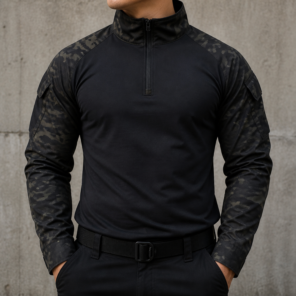Camisa táctica militar de combate para hombre