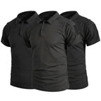 Pack de 3 Polos Tácticos de Secado Rápido