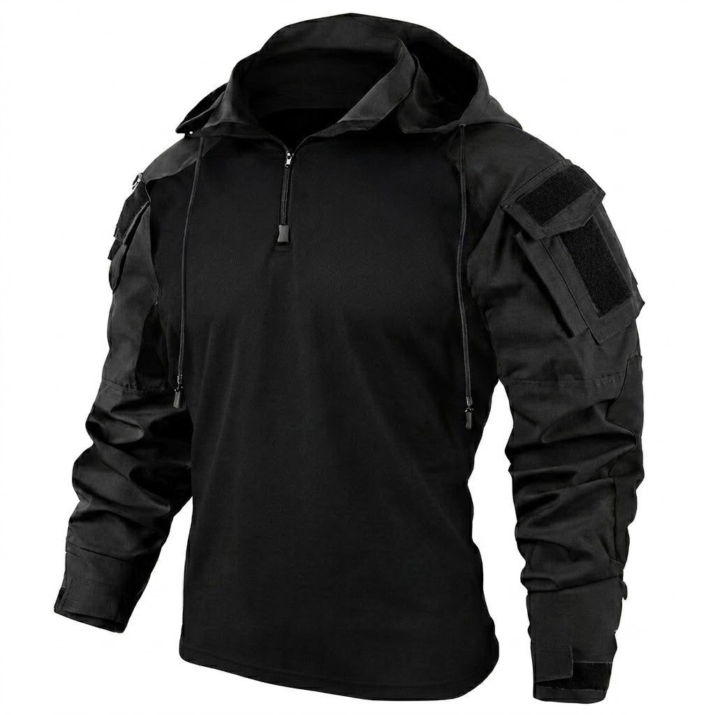 Sudadera Táctica de Secado Rápido con Capucha para Hombre