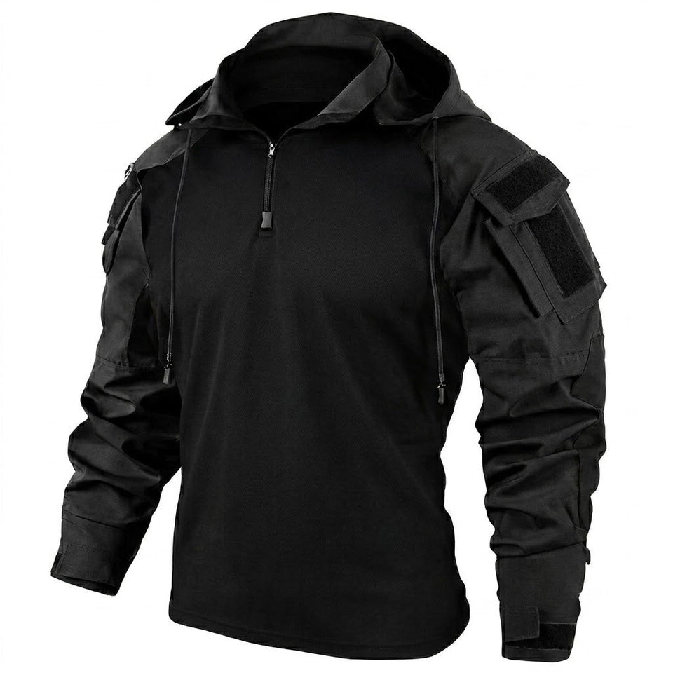Sudadera Táctica de Secado Rápido con Capucha para Hombre