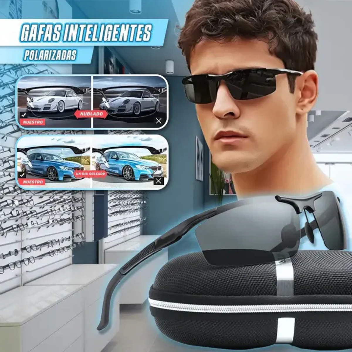 Lentes inteligentes polarizados